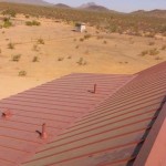 Standing Seam Metal Roof- Canyon Red