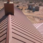 Standing Seam Metal Roof- Canyon Red